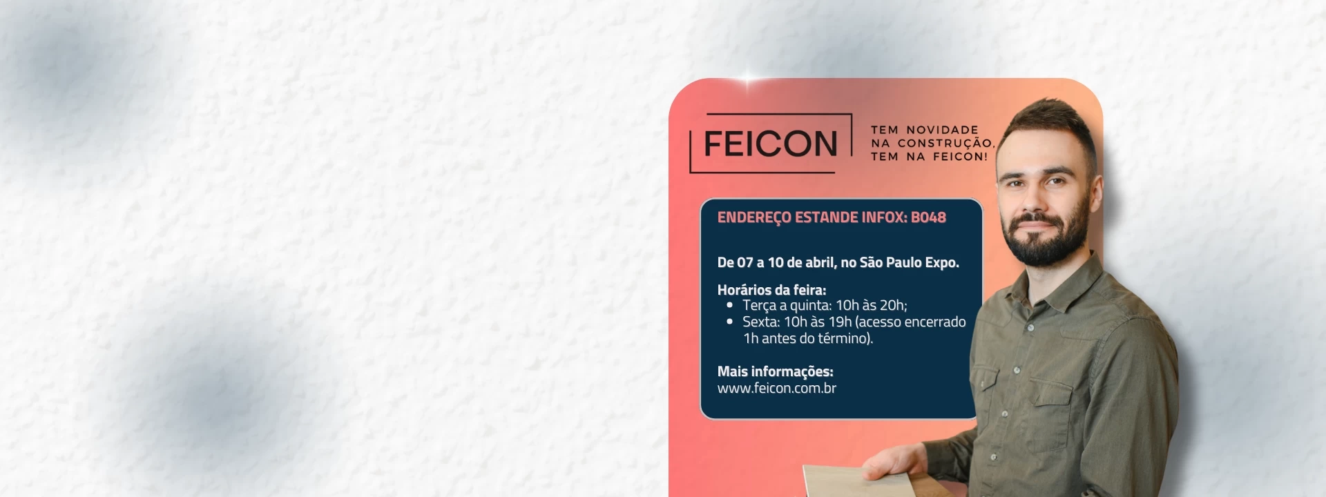 Visite a INFOX na Feicon 2026 e veja como aumentar os resultados da sua loja